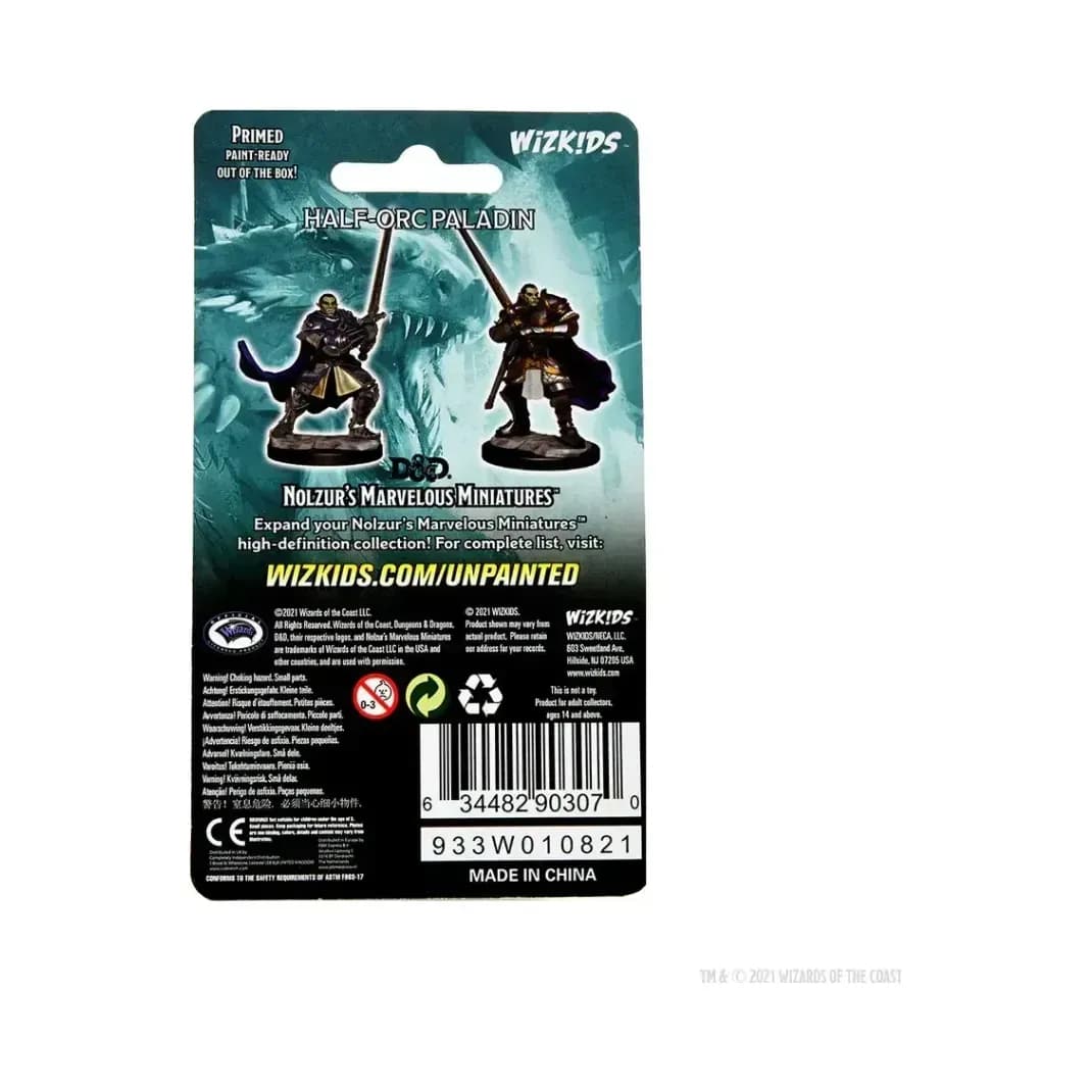 D&D Nolzur's Marvelous Miniatures: Half-Orc Paladin Male - Image 2