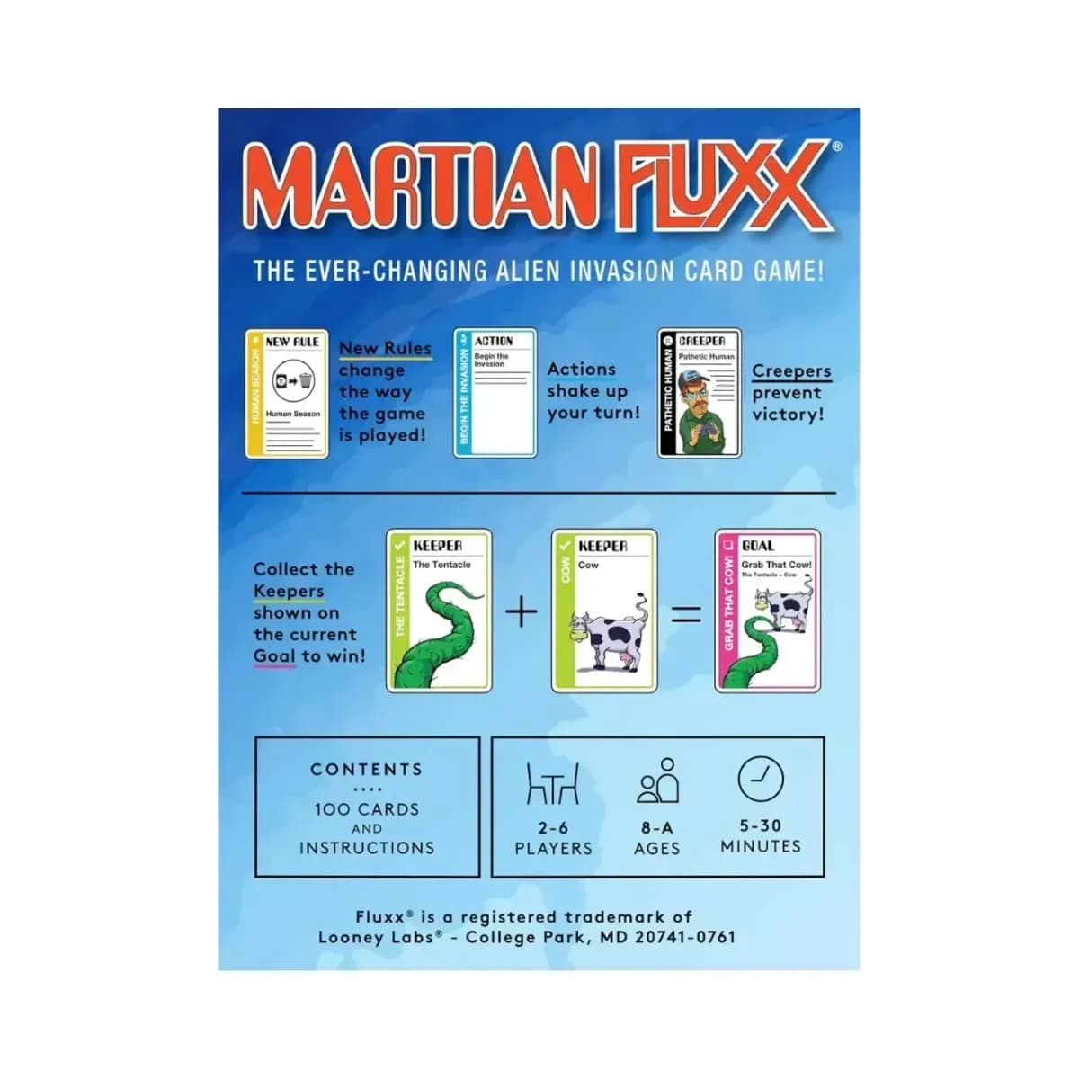 Martian Fluxx Classic Card Game - Image 3