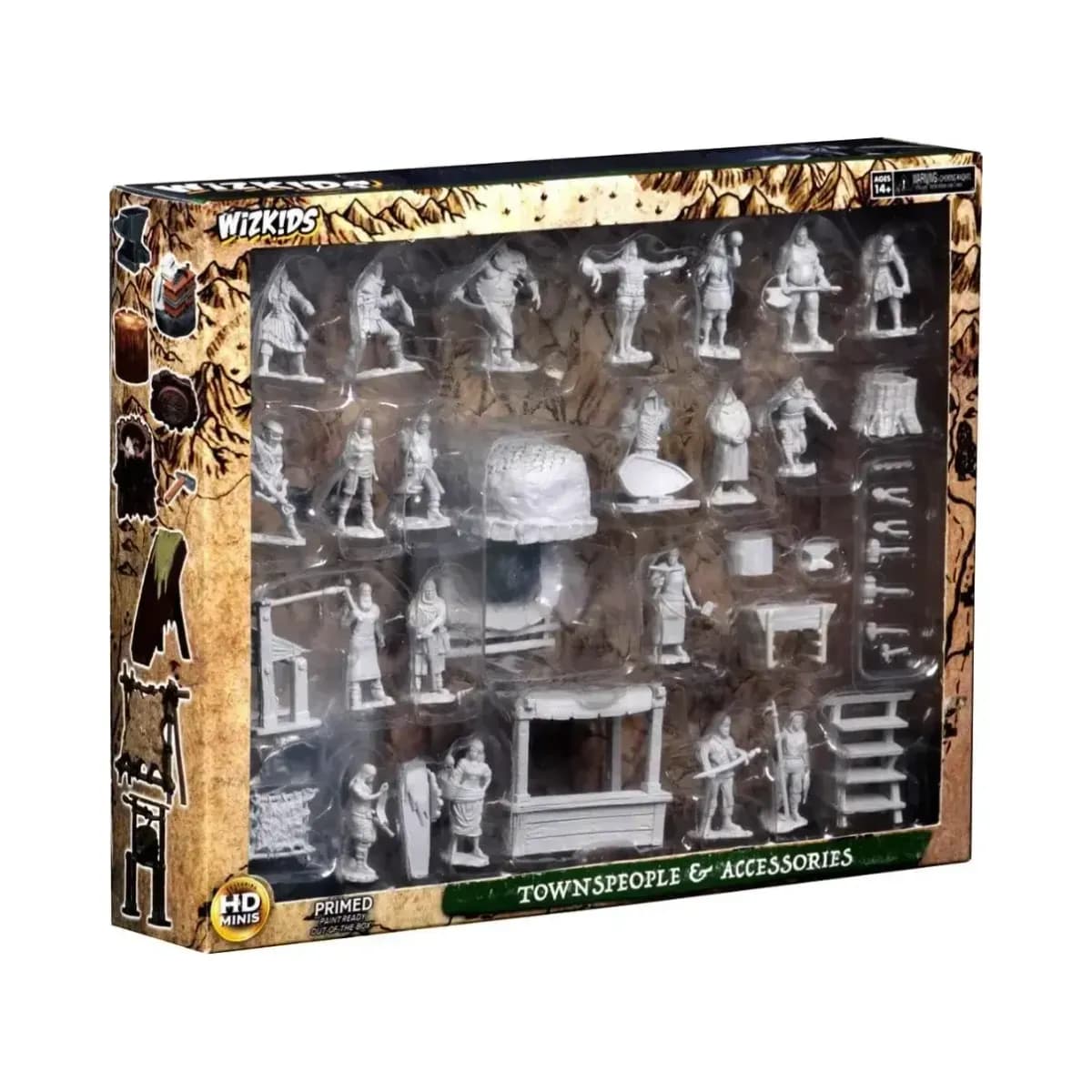 WizKids Deep Cuts Miniatures Townspeople & Accessories
